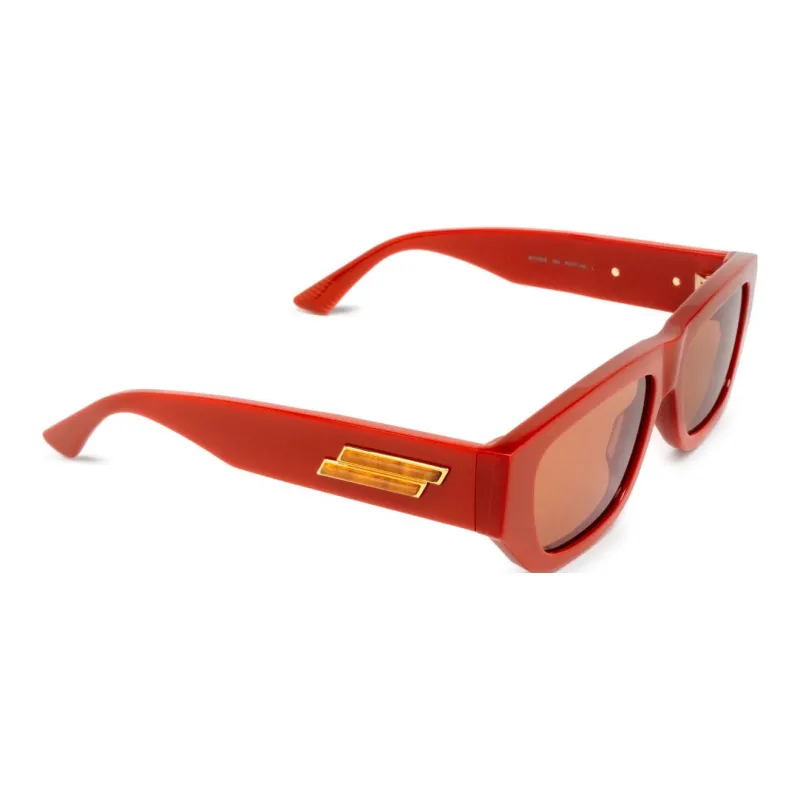 Bottega Veneta Eyewear Rectangular Frame Sunglasses-0
