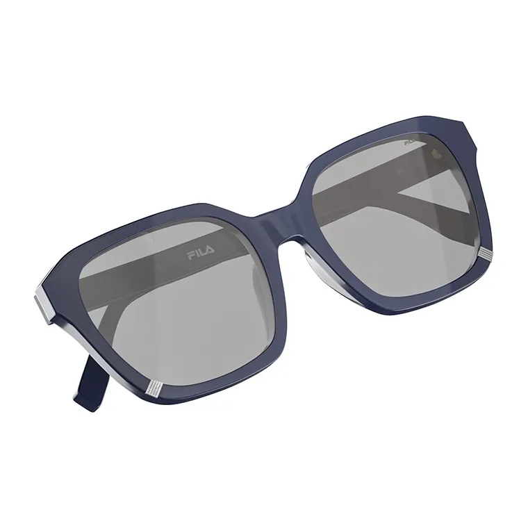 FILA Plate Frame Square Sunglasses Unisex-11