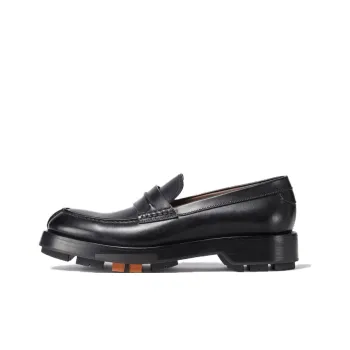 Zegna Udine Leather Lug sole Loafers