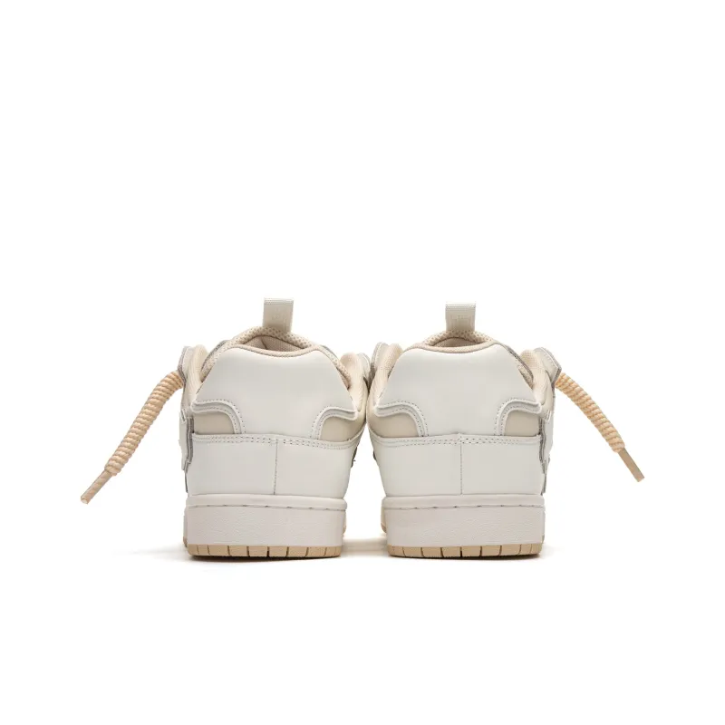 Youthloser Low Top Skateboard Shoes Unisex Beige-4