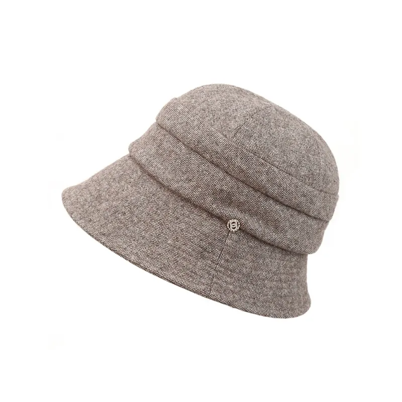 MARJAKURKI Sheep Wool Atmosphere Beanie Greeting Card Shopping Bag Hemingway Style Far Mountain Sunny Day Women's-2