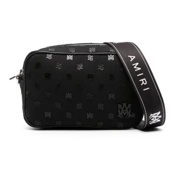AMIRI Canvas Canvas Bag Messenger Bag Shoulder Bag Crossbody Bag Regular Men's Black
