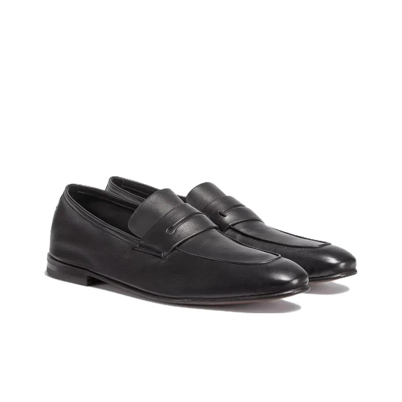 Zegna L'Asola Leather Loafers-2