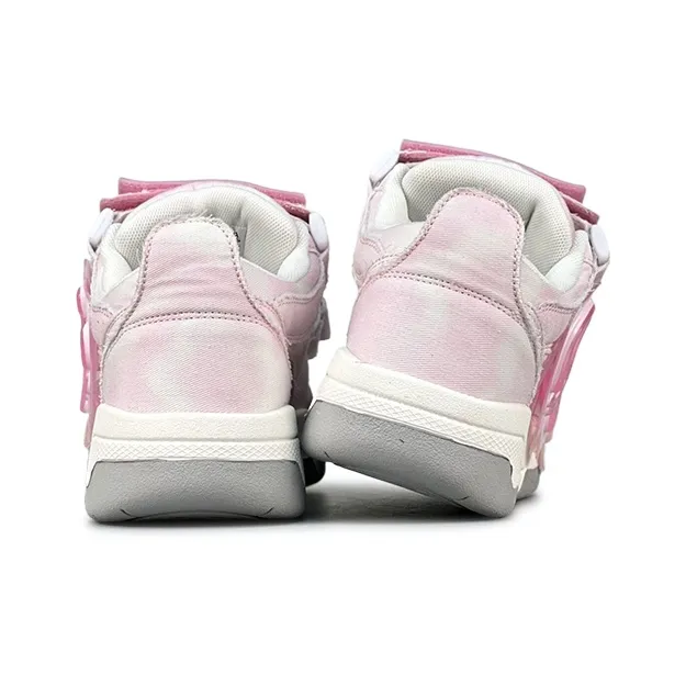 OHJC Skateboard Shoes Women's Low Top Full Of Stars/Dream Pink/Bubble Pomegranate-10