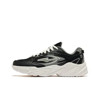 Erke Sunrise Durable Breathable Low Top Casual Shoes Men's Black White