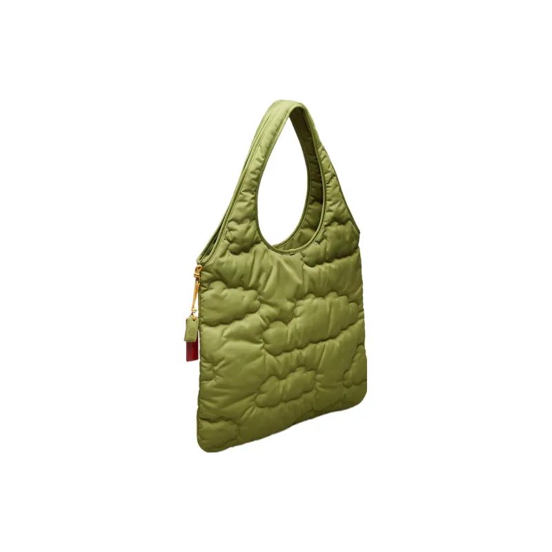 Coachtopia Recycled Polyester Tote Bag, Shopping Bag, Handbag Tubas Women's Olive Green-1