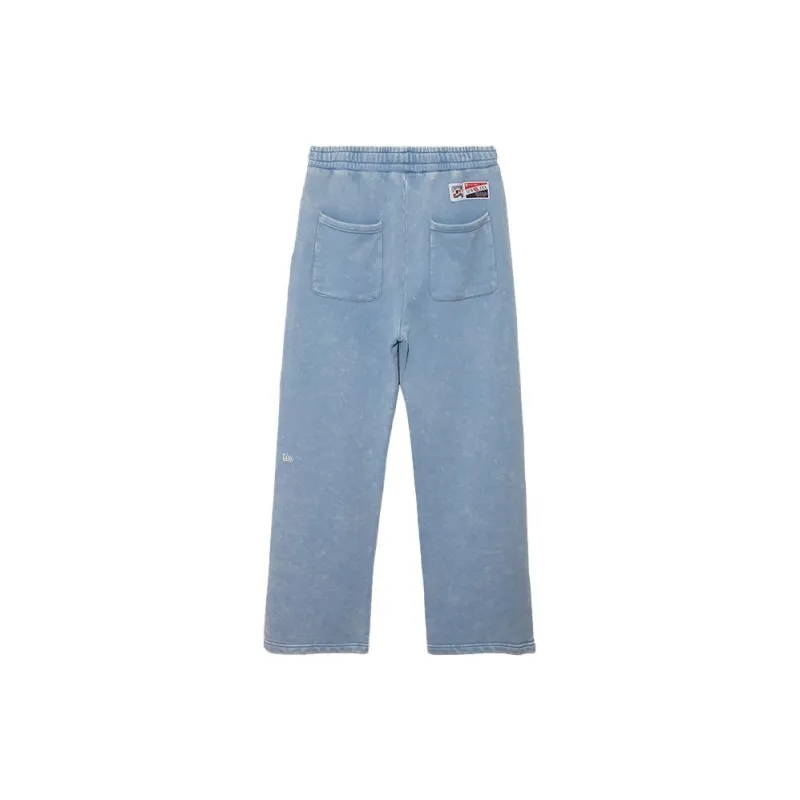 New Era Casual Pants Unisex Denim Blue-1