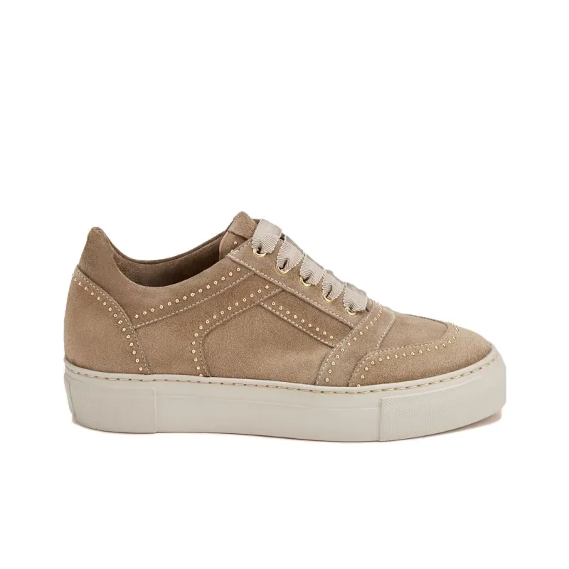 AGL Low-Top Skateboard Shoes Women's Taupe-1