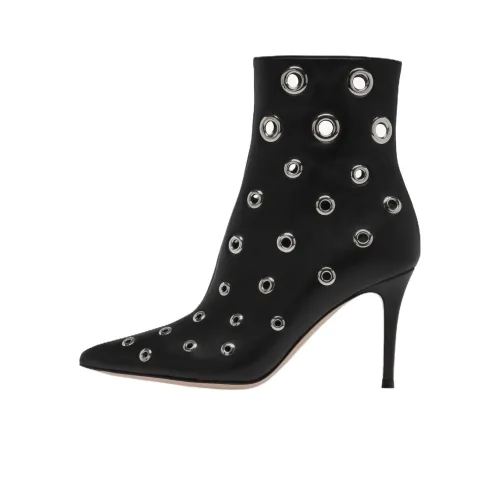 GIANVITO ROSSI 150mm Eyelet-embellished Ankle Boots