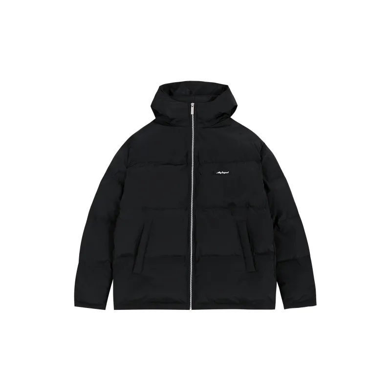 Atry Alphabet Slogan Series Puffer Jacket National Trend Minimalist Style Unisex Cold Resistant Coat Unisex-10