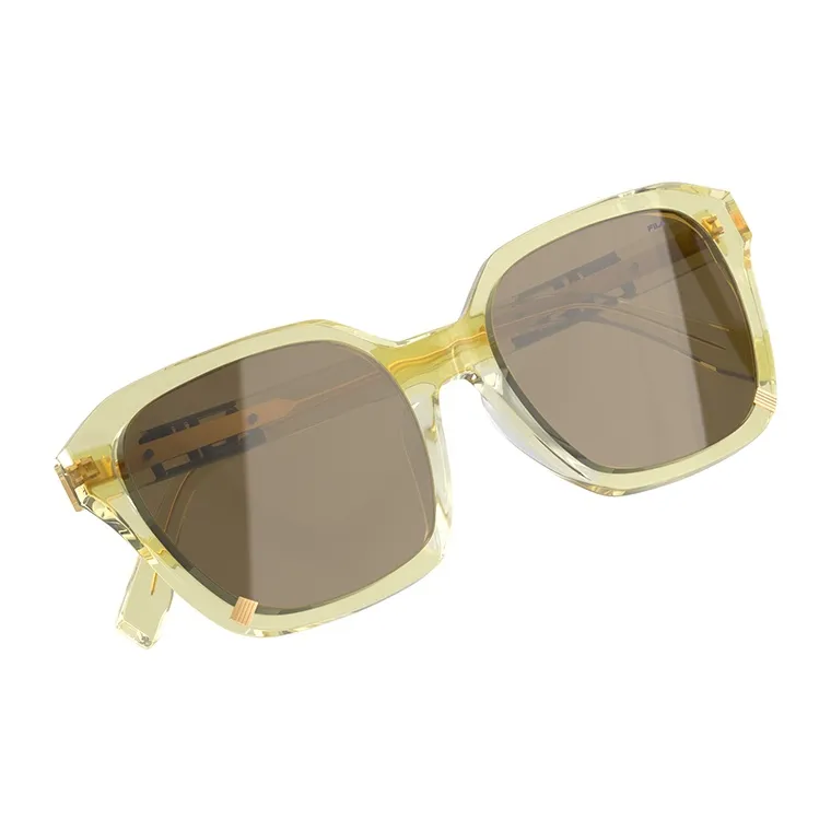 FILA Plate Frame Square Sunglasses Unisex-7