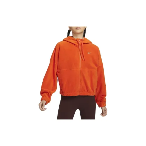 Nike Therma-FIT One Velvet Jackets Women's Bonfire Orange