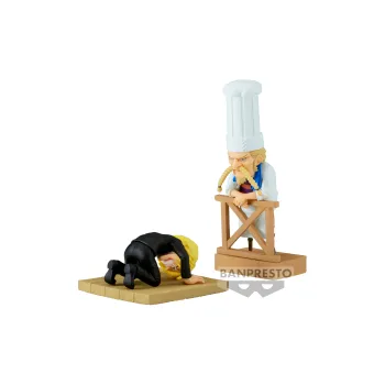 BANPRESTO One Piece Character One Piece Story Line Sanji Xiangji & Zhefu 2 Pre Sale Bonus Gifts