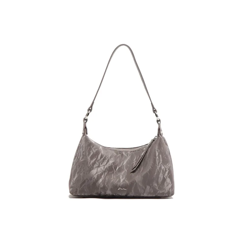 MICOCAH PU Shoulder Bag Portable Crossbody Bag Shoulder Bag Regular Women's Sand Dune/Volcanic Gray/Obsidian Black-3