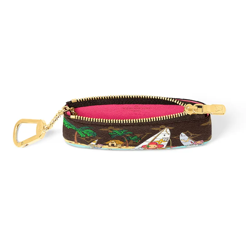 LOUIS VUITTON Key Pouch Dragon Fruit Pink-3