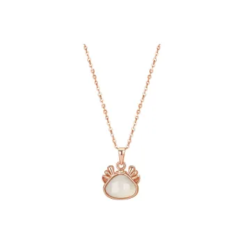 Asia Star Chalcedony Necklaces Women's