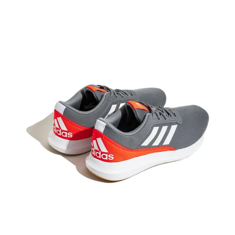 Adidas Coreracer 'Grey White Solar Red'-3