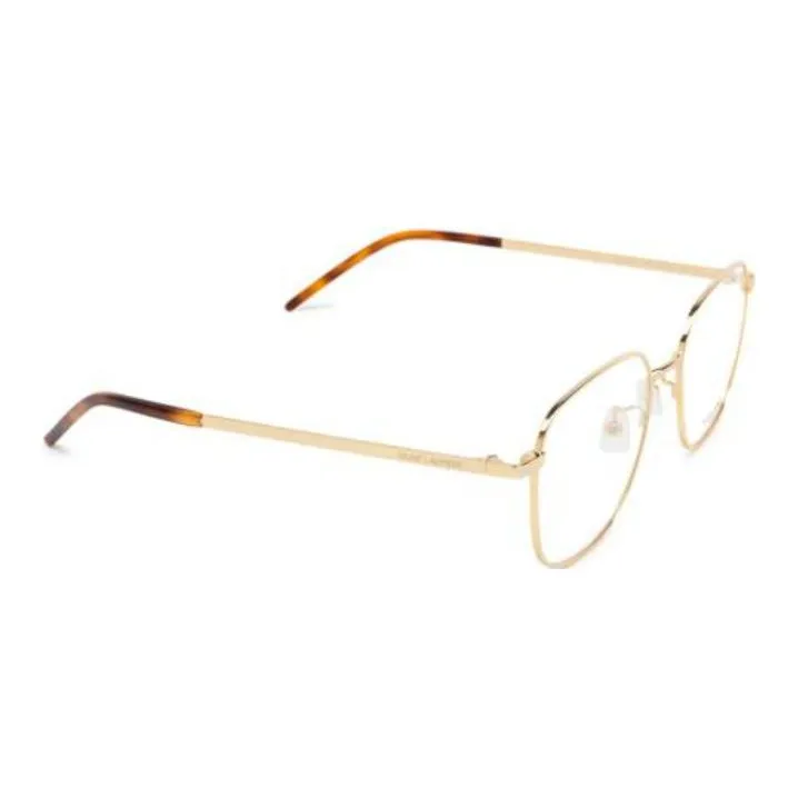 SAINT LAURENT Logo engraved Square frame Glasses-1
