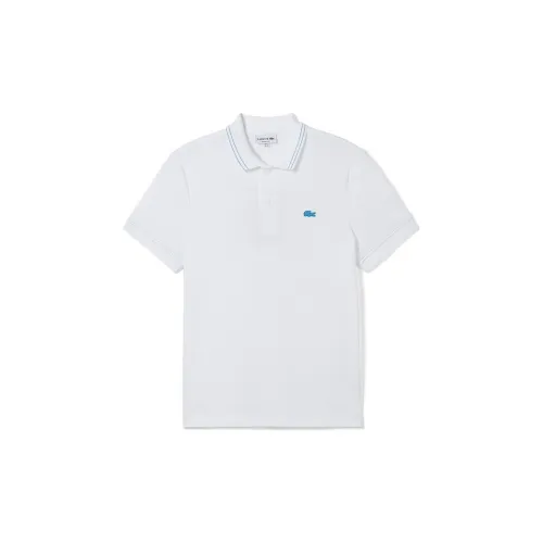 LACOSTE Polo Shirts Men White 001