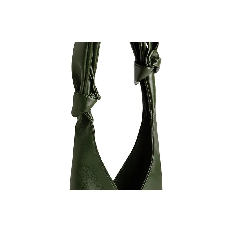 MM6 Maison Margiela Polyurethane Handbag, Shoulder Bag Women's Dark Green-4