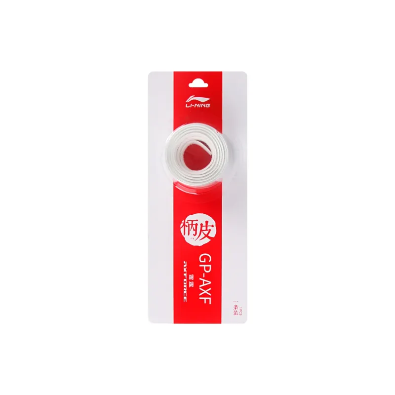 LiNing Thunder Series Badminton Grip Tape White Polyurethane Thickened AXJT001-0
