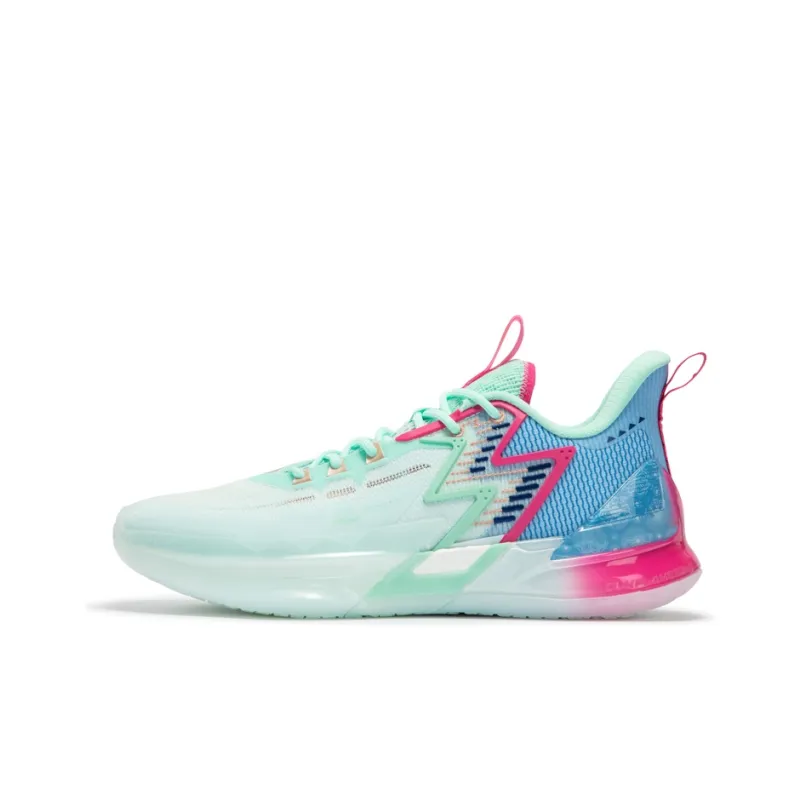 361° BIG3 4.0 PRO Anti Slip And Wear Resistant Rebound Cushioning Low Top Basketball Shoes Men's Blue-0