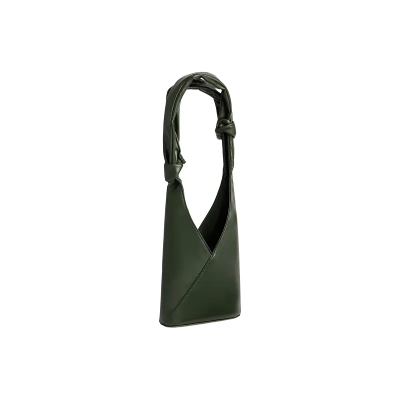 MM6 Maison Margiela Polyurethane Handbag, Shoulder Bag Women's Dark Green-1