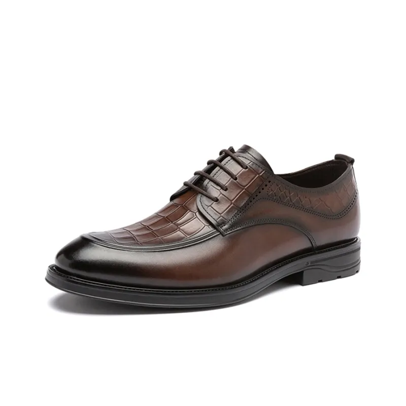 WEISHIBANGWEI Dress Shoes Men's Black-3