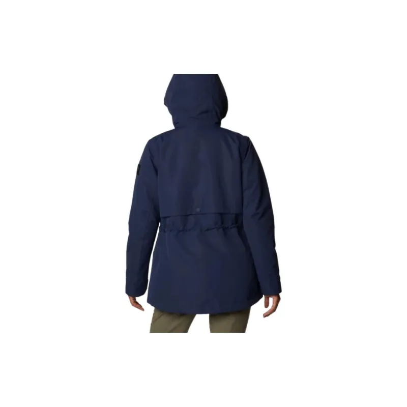 Columbia Drop Ridge Windbreaker Jackets Women's Navy Blue-1