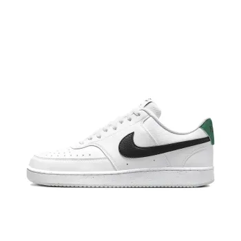 Nike Court Vision 1 Low Top Skateboard Shoes Men's White Green
