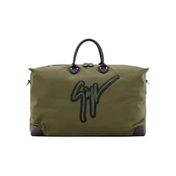 Giuseppe Zanotti/GZ Fabric Handbags Travel Bags Regular Men's Army Green