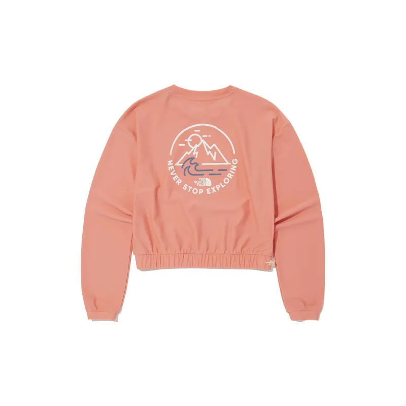 THE NORTH FACE Sweatshirts Women's Orange-1