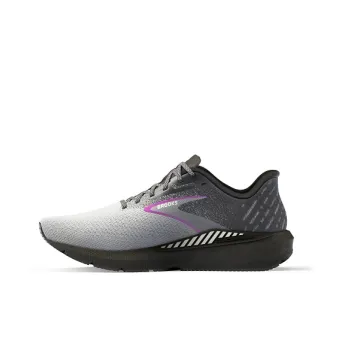 Brooks Women's Launch GTS 10 Anti Slip Wear Resistant Low Top Running Shoes Women's Black Purple