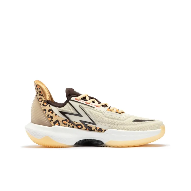 361° BIG3 4.0 Quick Pro Cushioning Anti Slip And Wear Resistant Low Top Basketball Shoes Men's Beige-1