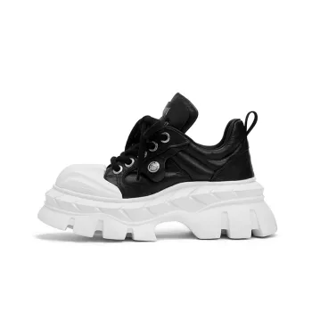 VINYVIOLA Height Increasing Low Top Chunky Sneakers Women's