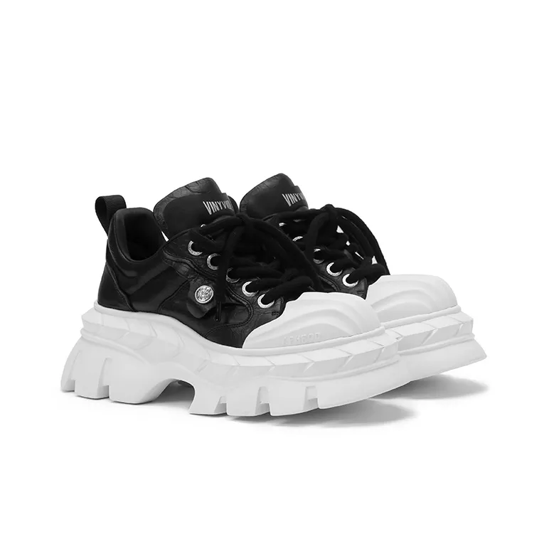 VINYVIOLA Height Increasing Low-Top Chunky Sneakers Women's-2
