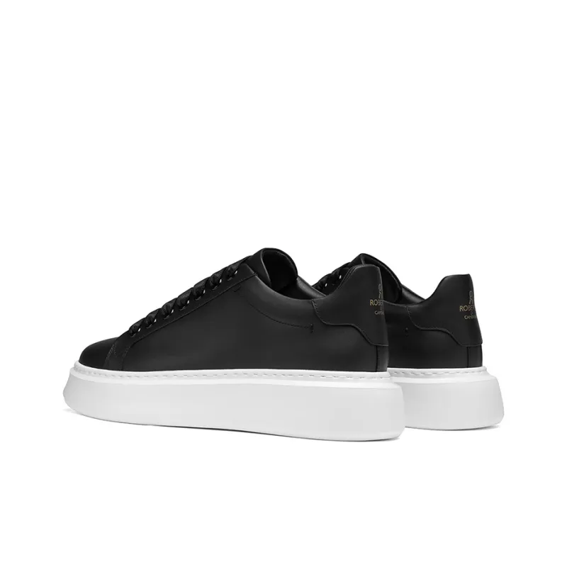 ROBERTA DI CAMERINO Abrasion-Resistant Low-Top Skateboard Shoes Men's Black-3