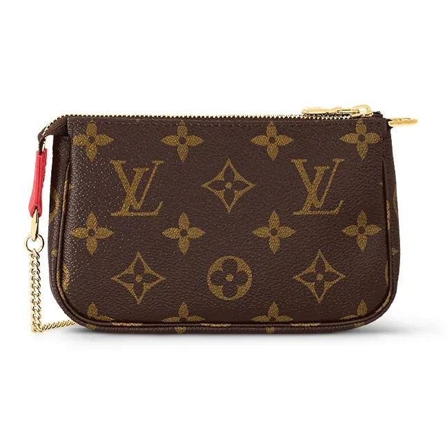 LOUIS VUITTON Pochette Accessoires Wallet On Chain-2