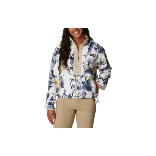 Columbia Velvet Jackets Women's White