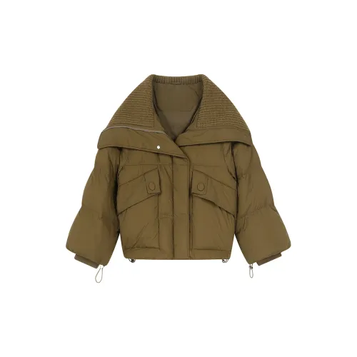 ELF SACK Down Jackets Women's Vintage Olive Green