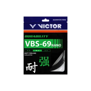 VICTOR Badminton Racket Strings Elegant Black