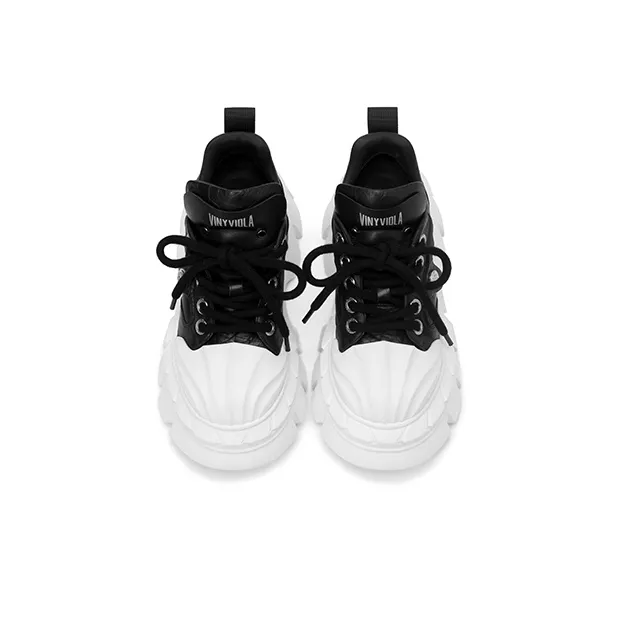 VINYVIOLA Height Increasing Low-Top Chunky Sneakers Women's-3