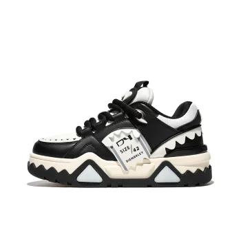 DY Red Eye Collection Puffy Shoes Unisex Black White