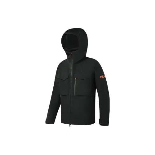 FILA Down Jacket Men's Pitch Black