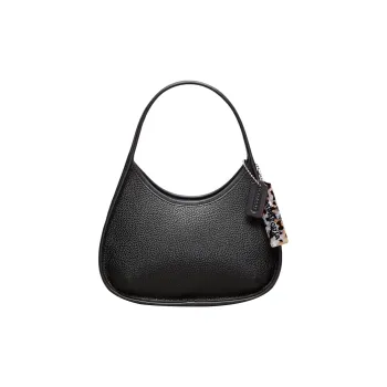 Coachtopia Ergo Leather Patchwork With Recycled Leather Shoulder Bag, Handbag, Shoulder Bag Women's Black
