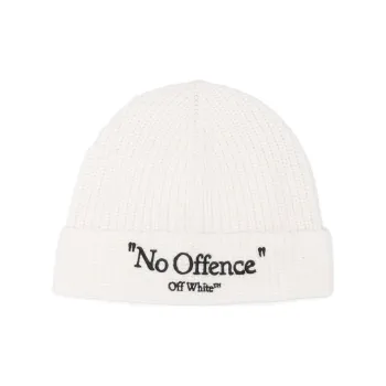 Off- Logo-embroidered Virgin Wool Beanie