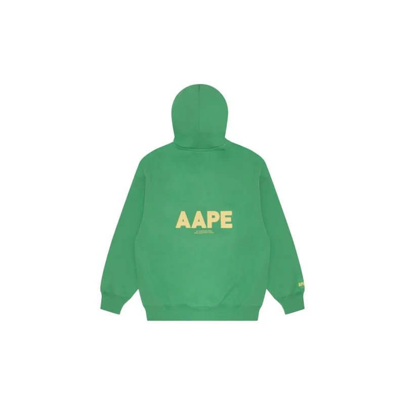 Aape Logo embroidered Drawstring Hoodie-3