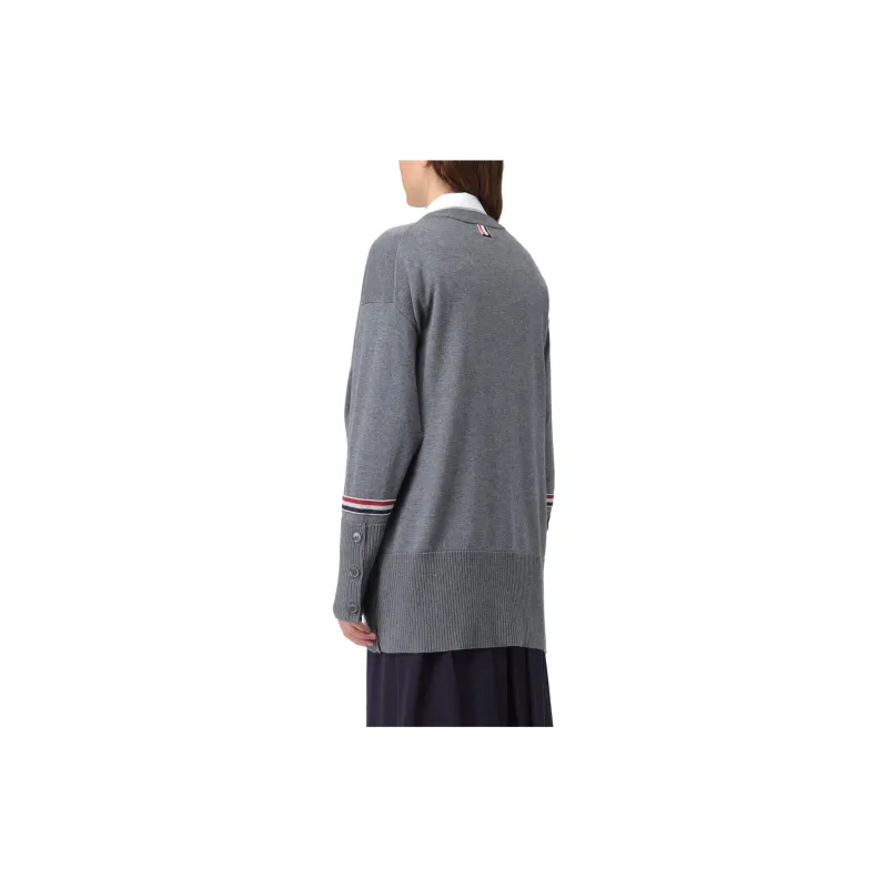 THOM BROWNE Rwb Striped Crewneck Jumper-2