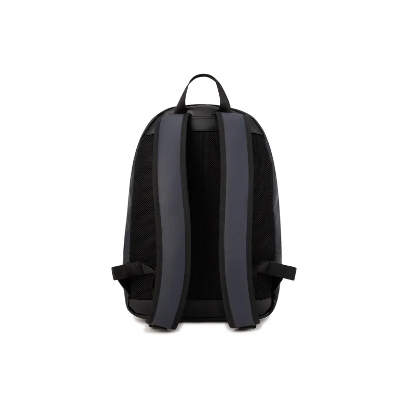 Tommy Hilfiger Artificial Leather Backpack Medium Size Men's White/Red/Blue-3