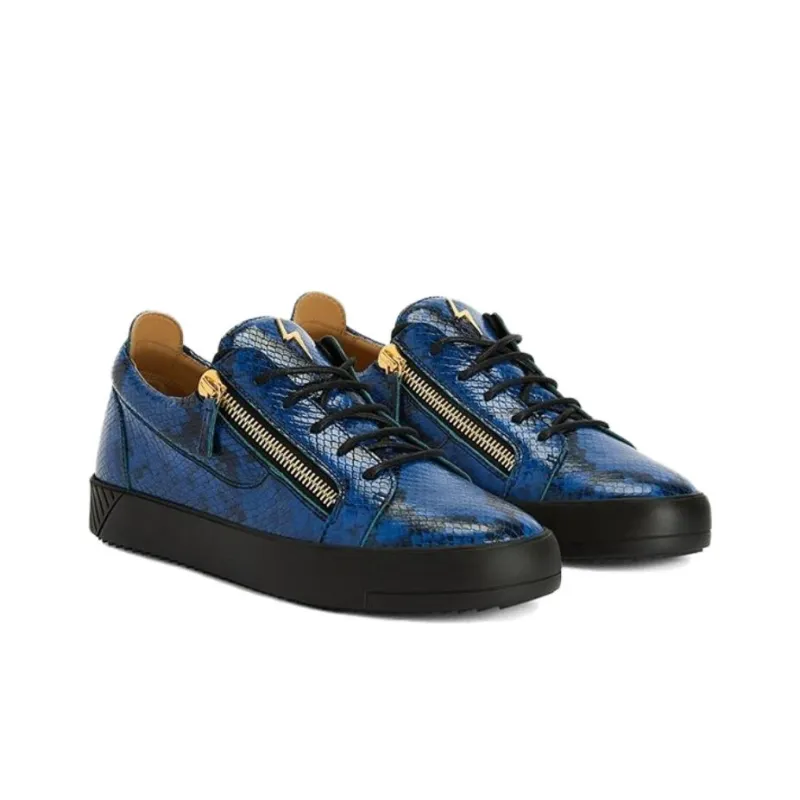 Giuseppe Zanotti Frankie Snakeskin Low top Sneakers-2
